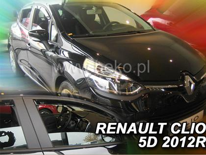 Deflektory-ofuky oken Renault Clio IV 5D