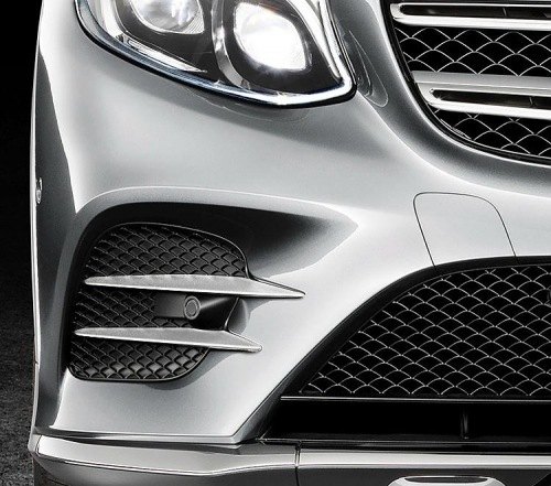 Chrom lišty předního nárazníku Mercedes GLC X253 SUV AMG <br>-<small>Line + C253 Coupe</small>
