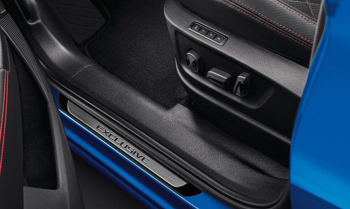Nerez + ABS kryty vnitřních prahů Škoda Octavia IV - Exclusive 