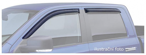 Deflektory - ofuky oken Hyundai ISUZU D-MAX II double cab - velké