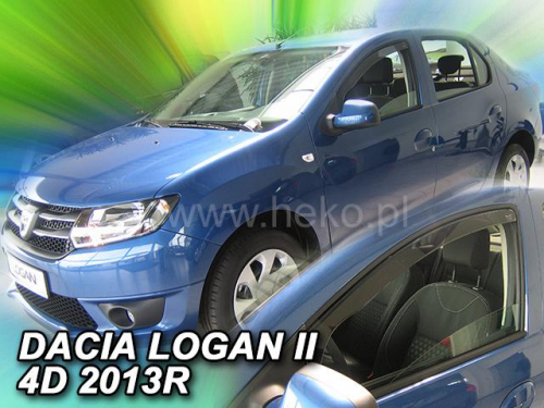 Deflektory-ofuky oken Dacia Logan II