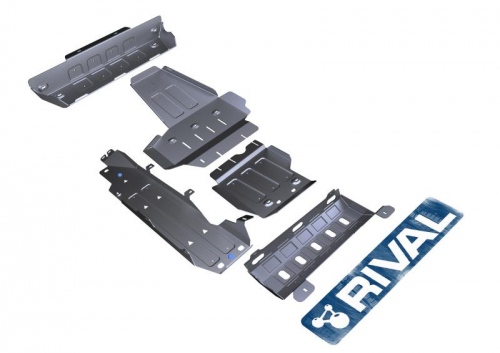 sada ocelových krytů podvozku Jeep Wrangler (JK)