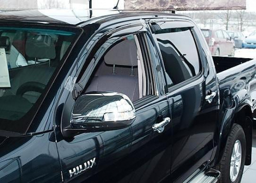 Deflektory - ofuky oken Toyota HILUX VII - velké