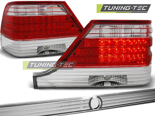 Zadní světla LED Mercedes Benz W140 červená/chrom