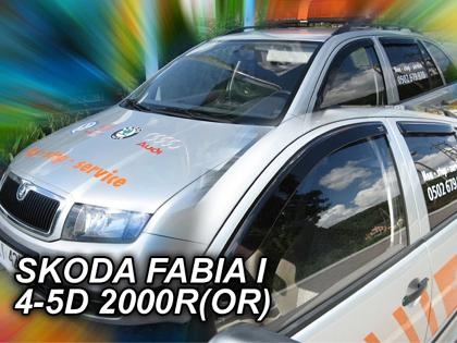 Deflektory-ofuky oken Škoda Fabia