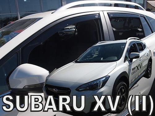 Deflektory-ofuky oken Subaru XV přední + zadní