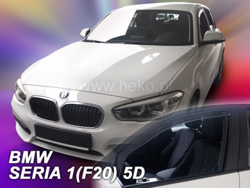 Deflektory <br>-<small>ofuky oken BMW serie 1 F20, 5dvéř.</small>