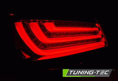 Zadní světla LED LightBar BMW E60 sedan červená