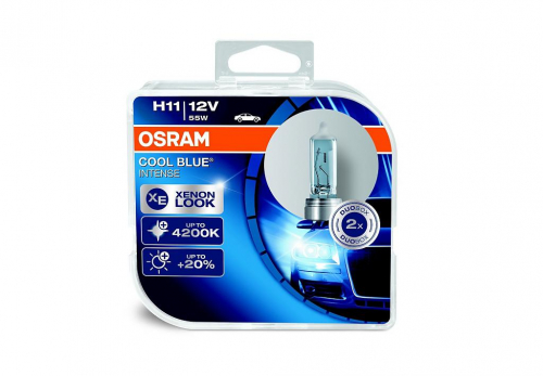 Autožárovky Osram Cool Blue Intense H11 55W