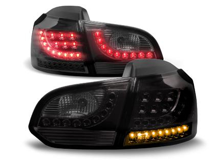 Zadní LED světla UrbanStyle Volkswagen Golf VI, černé