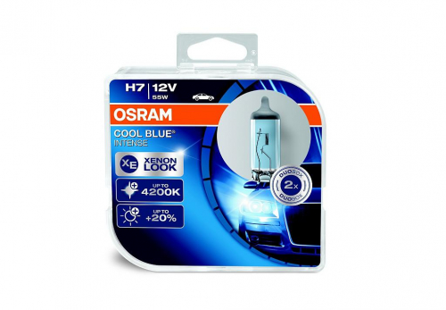Autožárovky Osram Cool Blue Intense H7 55W