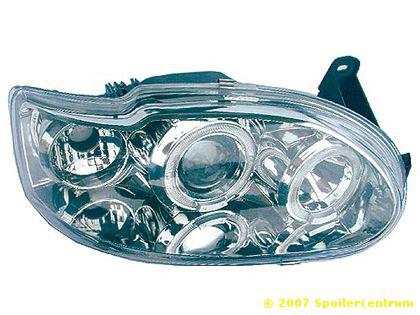 Přední lampy s Angel Eyes Ford Escort