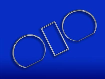 Chrom rámečky budíků Volkswagen Golf II