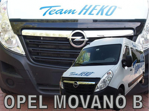 Plexi lišta přední kapoty Opel Movano