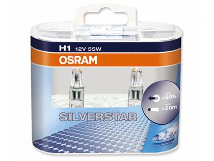 Autožárovky Osram Silverstar H1 55W