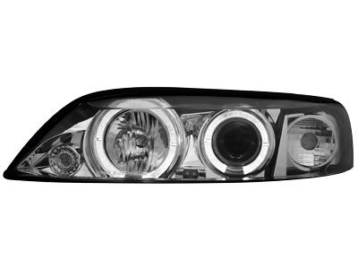 Přední světla chrom Angel Eyes Opel Vectra B