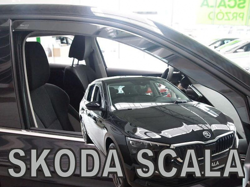 Deflektory-ofuky oken Škoda Scala přední