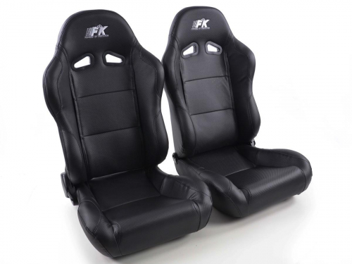 Sportovní sedačky FK Automotive Racing černé