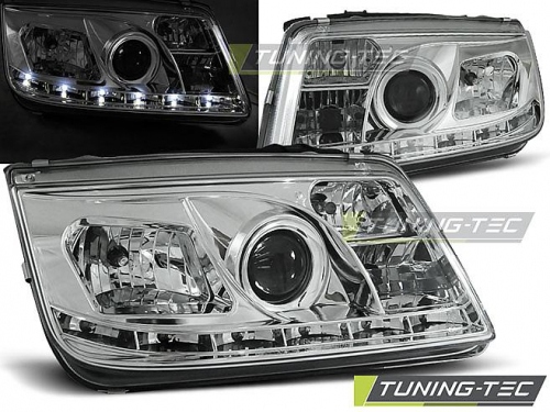 Přední světla chrom R87 s Devil Eyes Volkswagen Bora