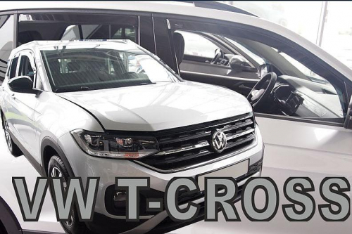 Deflektory-ofuky oken Volkswagen T-Cross prední + zadní