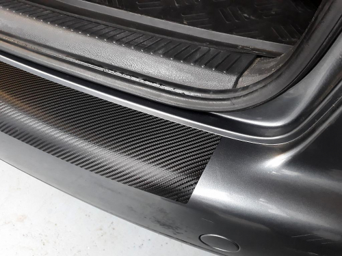 Přesná karbonová folie na zadní nárazník Škoda Kamiq