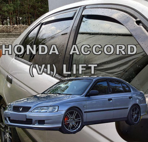 Deflektory-ofuky oken Honda Accord 5D - přední+zadní