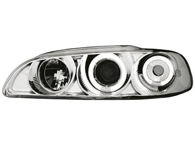 Přední světla chrom Angel Eyes Honda Civic