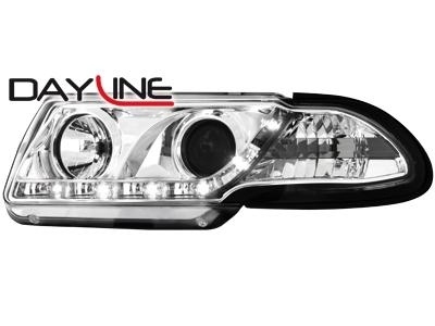 Přední světla chrom Devill Eyes Opel Astra F