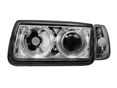Přední světla s Angel Eyes Volkswagen Polo 6N