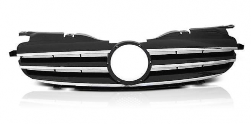 Sportovní maska Mercedes SLK R170, černá-chrom