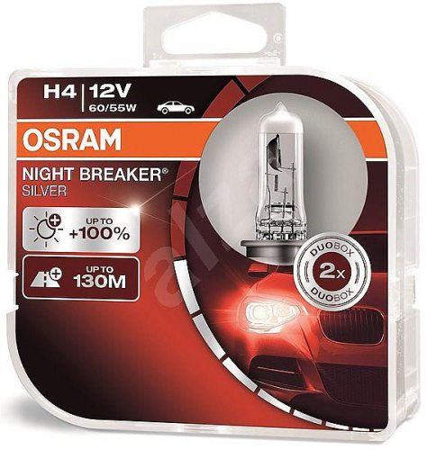 Autožárovky Osram Nightbreaker SILVER H4 55W