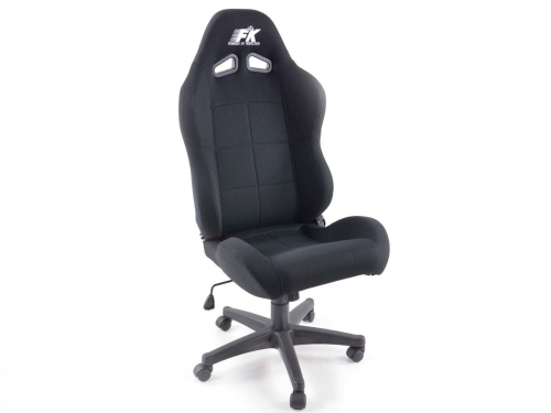 Sportovní sedačka Pro Sport - kancelářská židle, textiní, černá