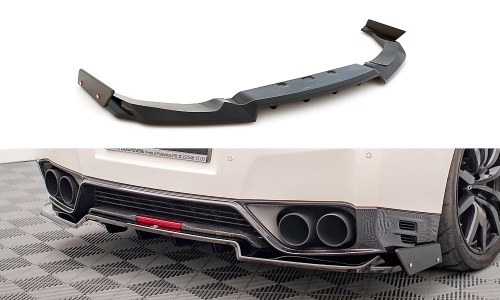 Zadní spoiler nárazníku + Flaps pro Nissan GT-R R35 Facelift