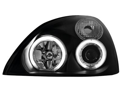 Přední světla s Angel Eyes Renault Clio II