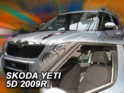 Deflektory-ofuky oken Škoda Yeti
