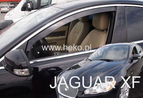 Deflektory-ofuky oken Jaguar XF - přední