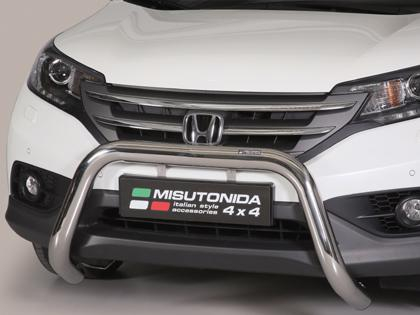Nerezový přední ochranný rám Honda CR-V IV, 76mm