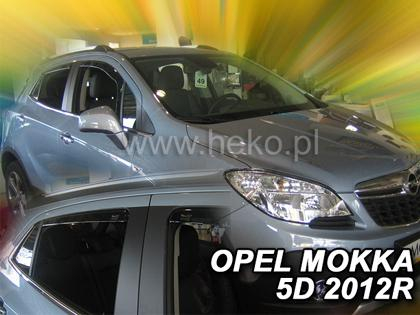 Deflektory-ofuky oken Opel Mokka 5D + zadní