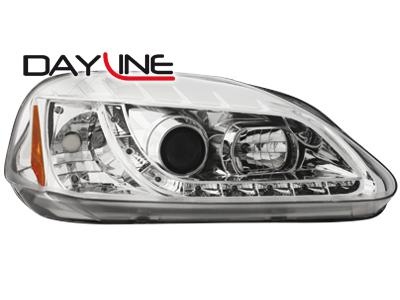 Přední světla chrom Devil Eyes Honda Civic