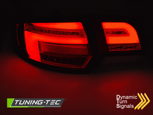 Zadní LED dynamická světla Audi A3 8P SPORTBACK černé provedení