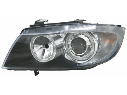 Přední světla s Angel Eyes BMW E90