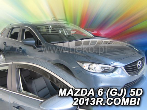 Deflektory-ofuky oken Mazda 6 kombi