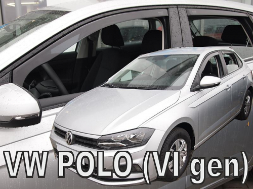 Deflektory-ofuky oken VW Polo 5dvéř. - přední+zadní