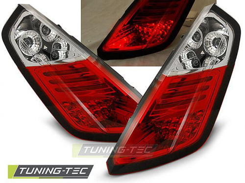 Zadní světla LED Fiat Grande Punto červená/chrom