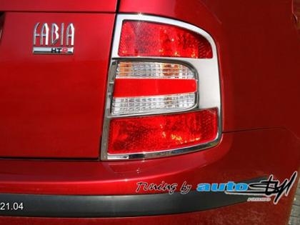 Rámeček zadních světel <br>-<small>chrom Škoda Fabia</small>