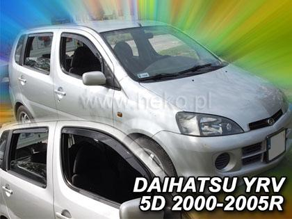 Deflektory-ofuky oken Daihatsu YRV + zadní