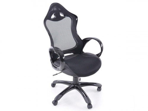 Sportovní sedačka - kancelářská židle, černá