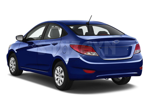 Nerez lišta spodní hrany zadních dveří Hyundai Accent BLUE IV sedan