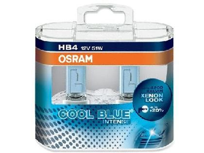 Autožárovky Osram Cool Blue Intense HB4 55W