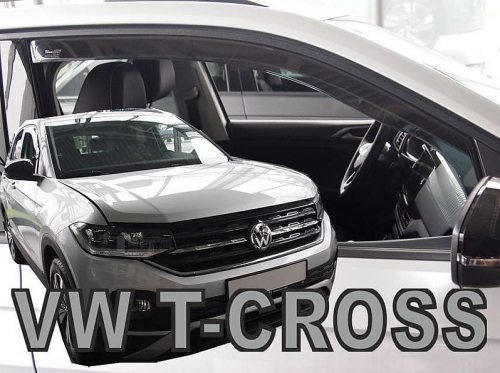 Deflektory-ofuky oken Volkswagen T-Cross prední